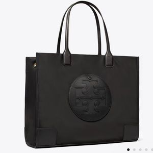 Tory Burch Black Ella Tote Bag